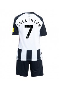 Newcastle United Joelinton #7 Babytruitje Thuis tenue Kind 2024-25 Korte Mouw (+ Korte broeken)